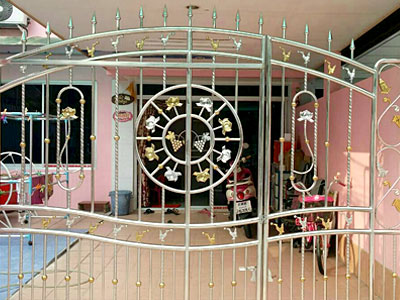 ประตูสแตนเลส สรงประภา ดอนเมือง